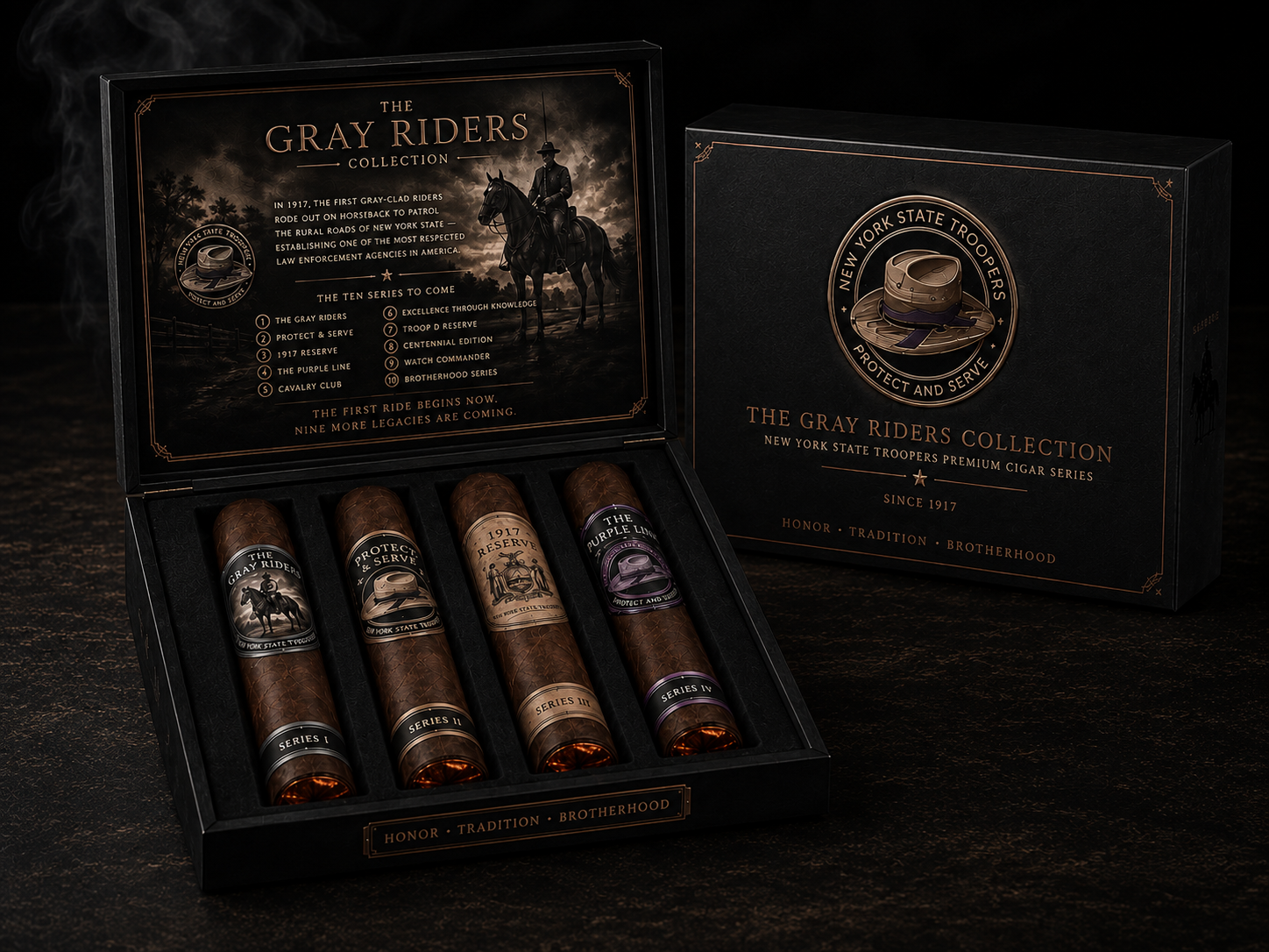 The Gray Riders Cigar Collection